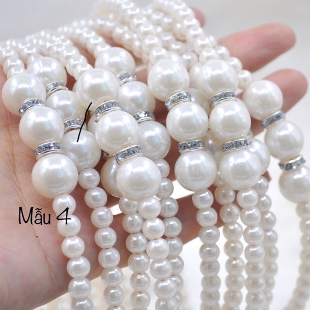Bờm tóc giả ngọc trai