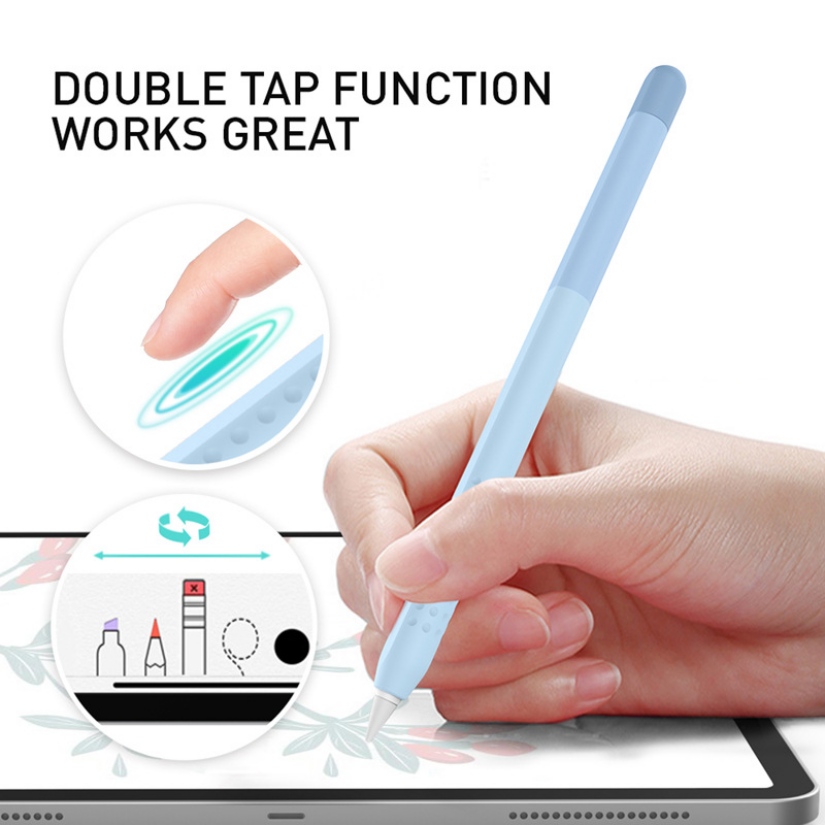 [HCM]Silicon Bảo Vệ Apple Pencil 2 Màu Gradient AHASTYLE