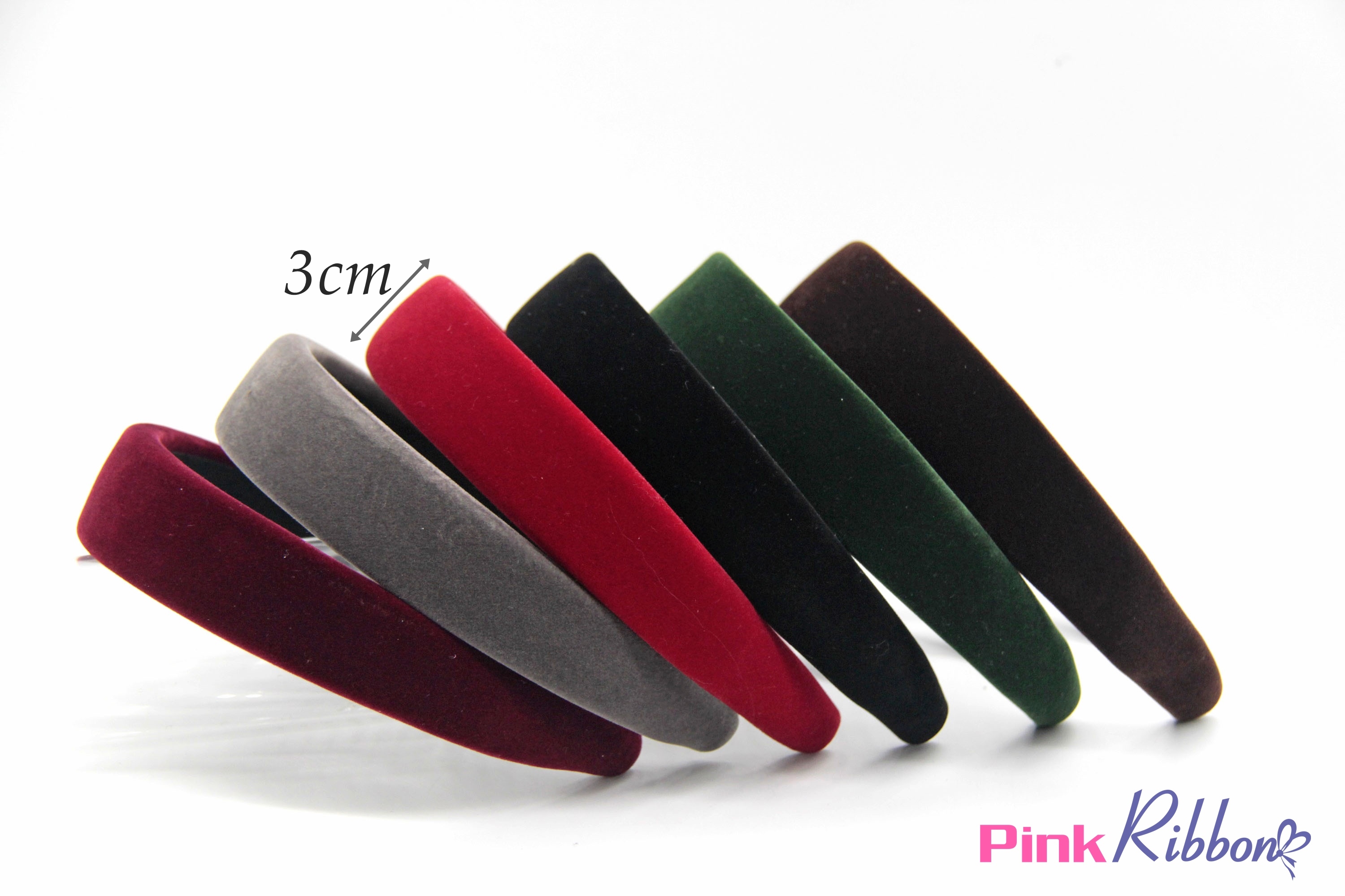 Bờm phồng bọc vải nhung 3cm