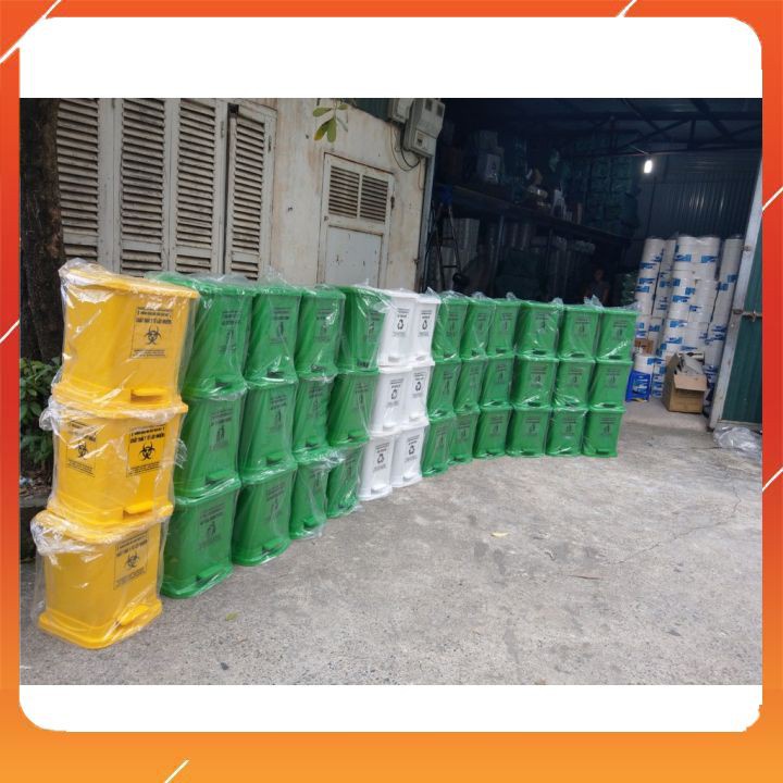 Thùng Rác Y Tế Chân Đạp 15 Lít