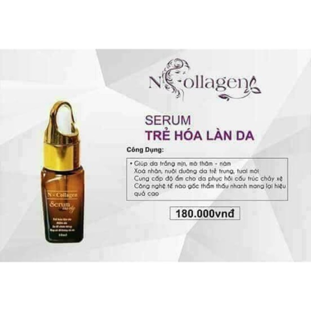 Serum N Collagen - Serum Ngân Collagen