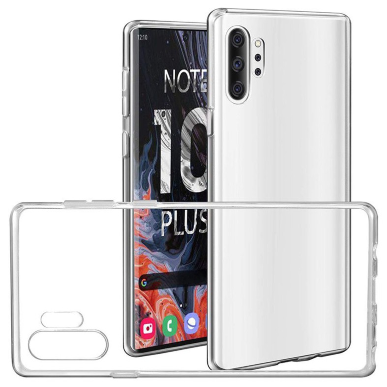 Ốp Silicon dẻo Samsung Galaxy Note 10 Plus / Note 10+ (trong suốt)
