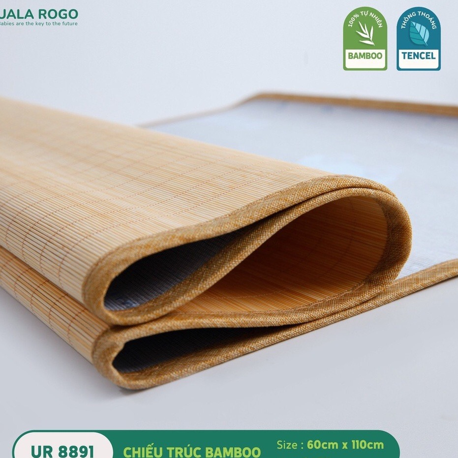 Chiếu trúc bamboo ula rogo cho bé hàng  ( 60x110cm )