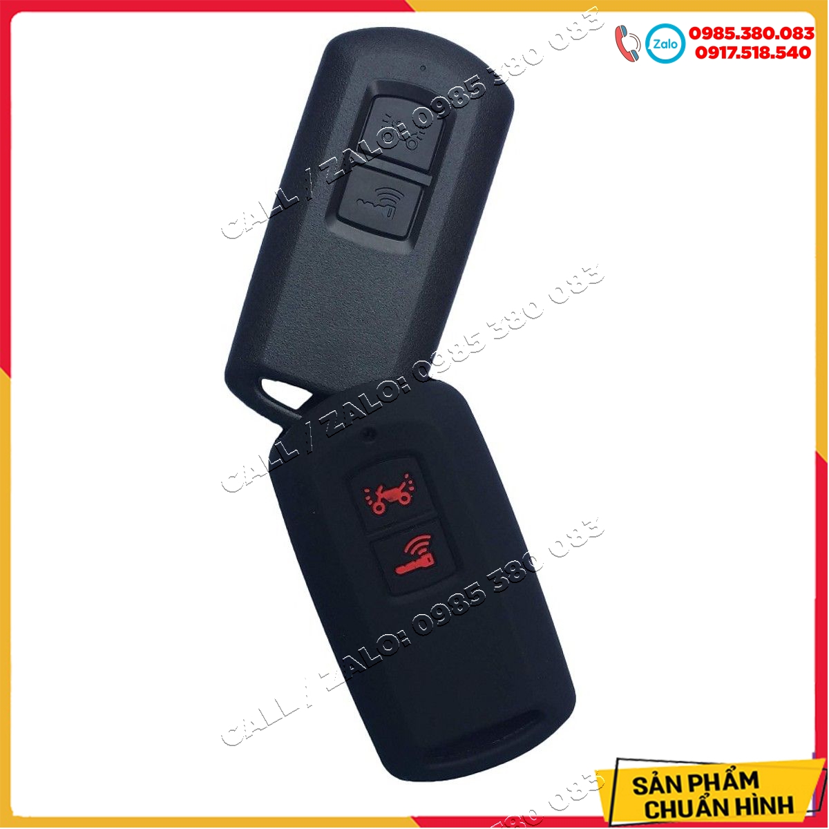 Bọc chìa khóa Smartkey xe Lead, Air Blade, Vision,Vario 2018, AB 2020 - 2021 Silicon bảo vệ cho Remote ( MÀU ĐEN)