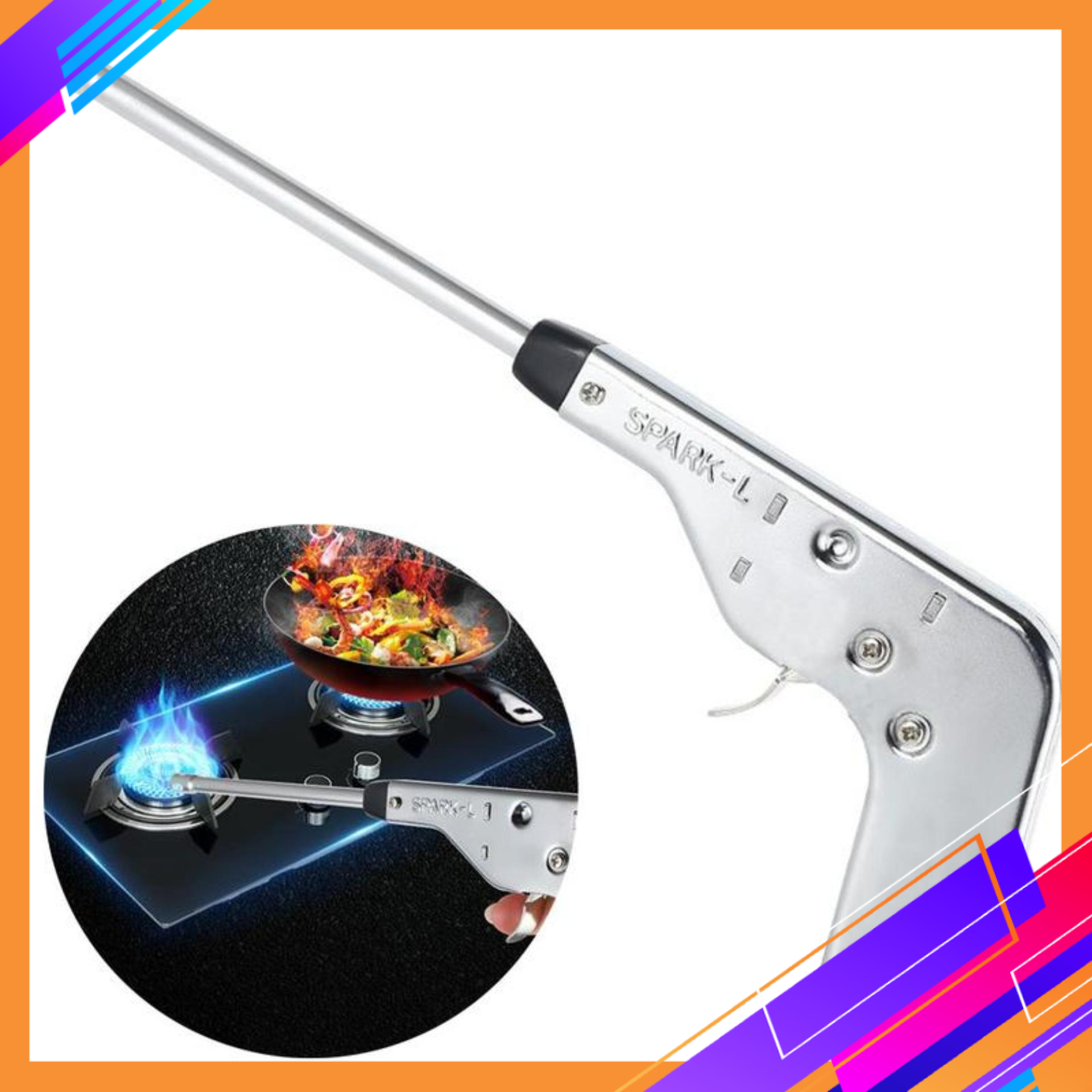 Bật lửa châm bếp ga-Sung quet ga