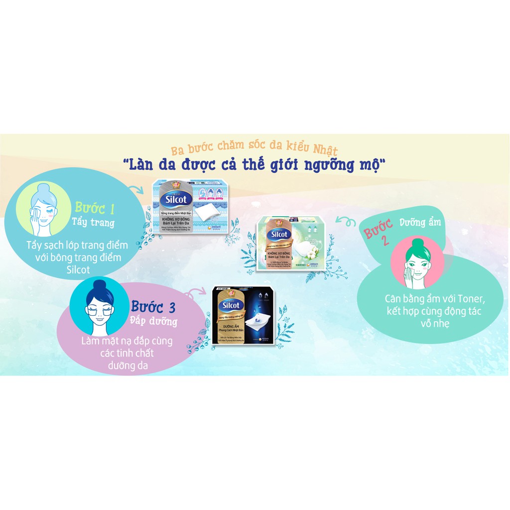 Bông Tẩy Trang Silcot Cơ Bản 82 Miếng Silcot Velvety Touch Cotton