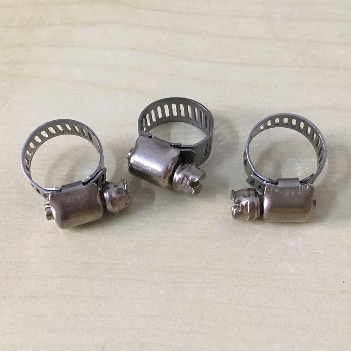 2 cái d16 - cổ dê inox phi 16 - cùm cổ dê inox 16mm