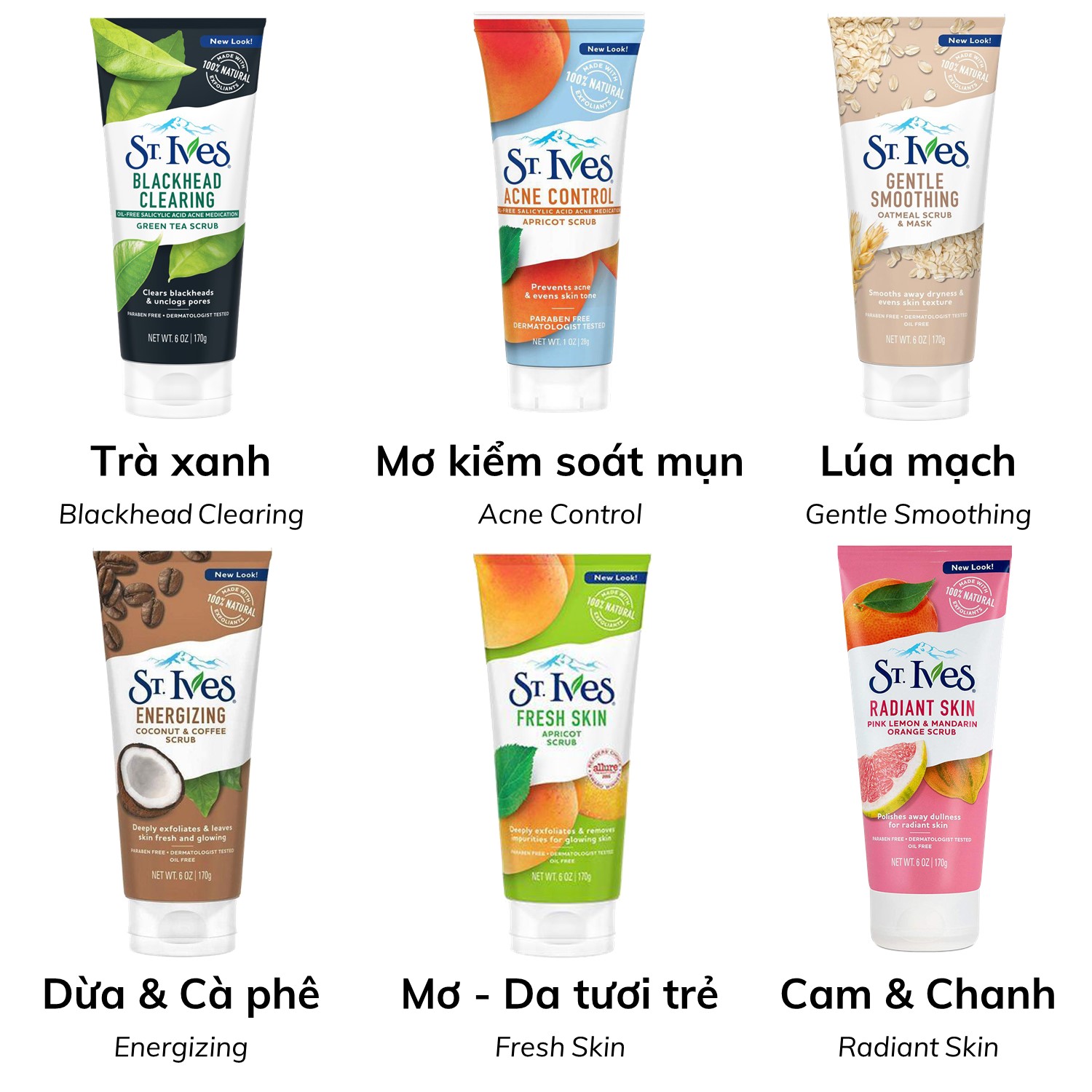 Sửa rữa mặt tẩy da chết St.Ives