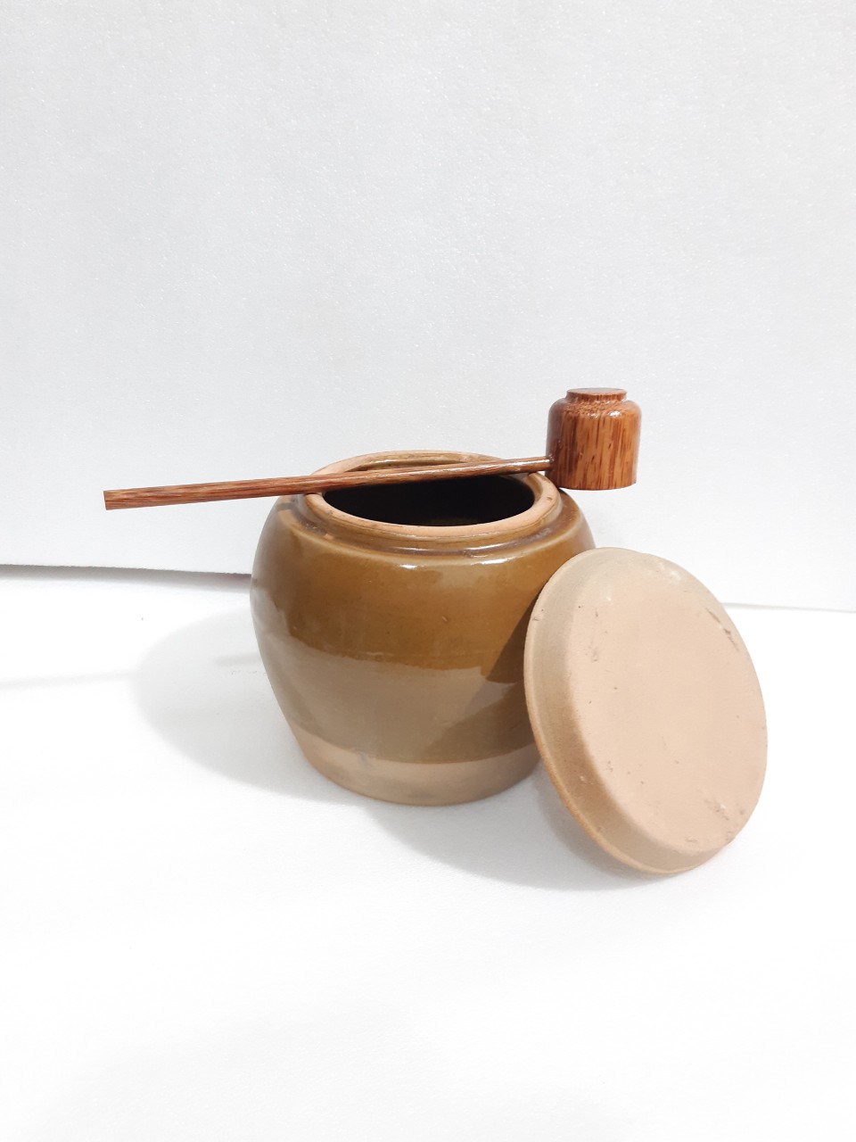 Hủ sành, Khạp mini và gáo dừa múc
