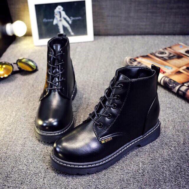 Boot cổ cao A86 da thật (Xả hàng, hàng có lỗi nhẹ)