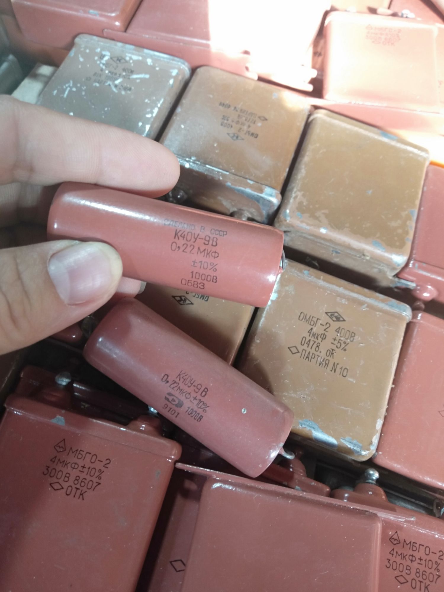Tụ Nga 0.22uf 1000v