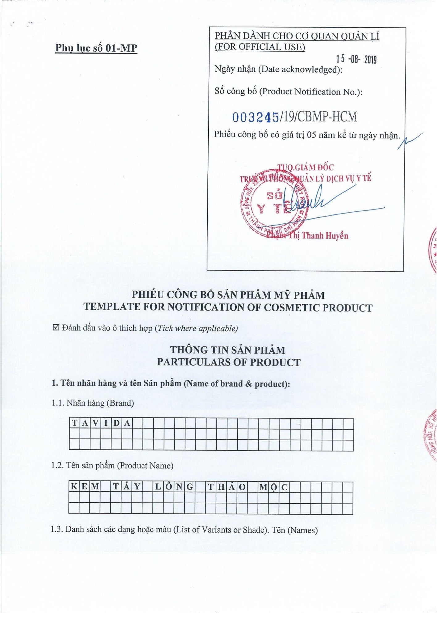[HCM]Tẩy lông bi.ki.ni  Tavida chuyên dụng cho spa