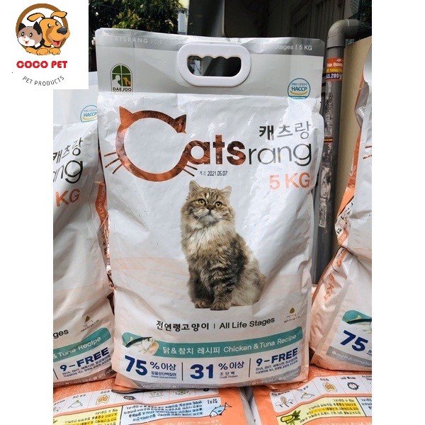 Thức Ăn Hạt CATSRANG Cho Mèo Mọi Lứa Tuổi Túi Zip 1kg