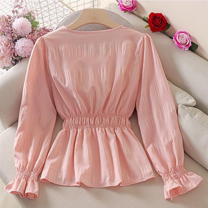 Áo Kiểu Tơ Voan Xếp Ly - New Thoi Trang