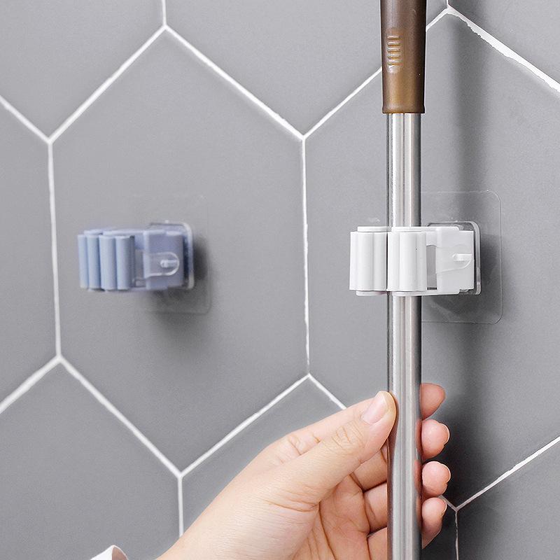 Móc Dán Tường Kẹp Giữ Chổi