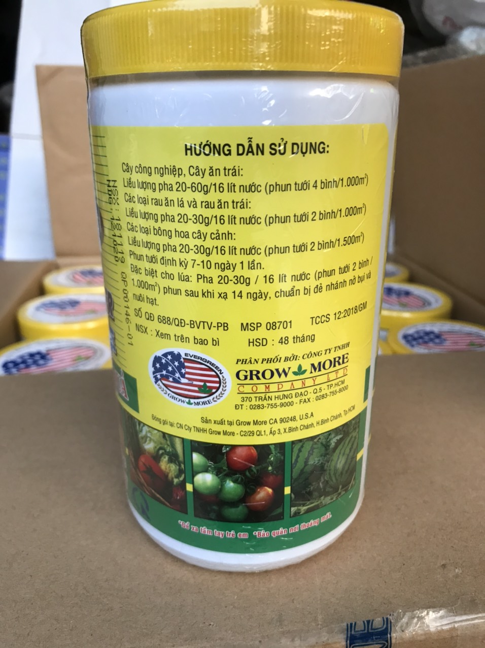 Phân NPK 6-30-30+TE Growmore