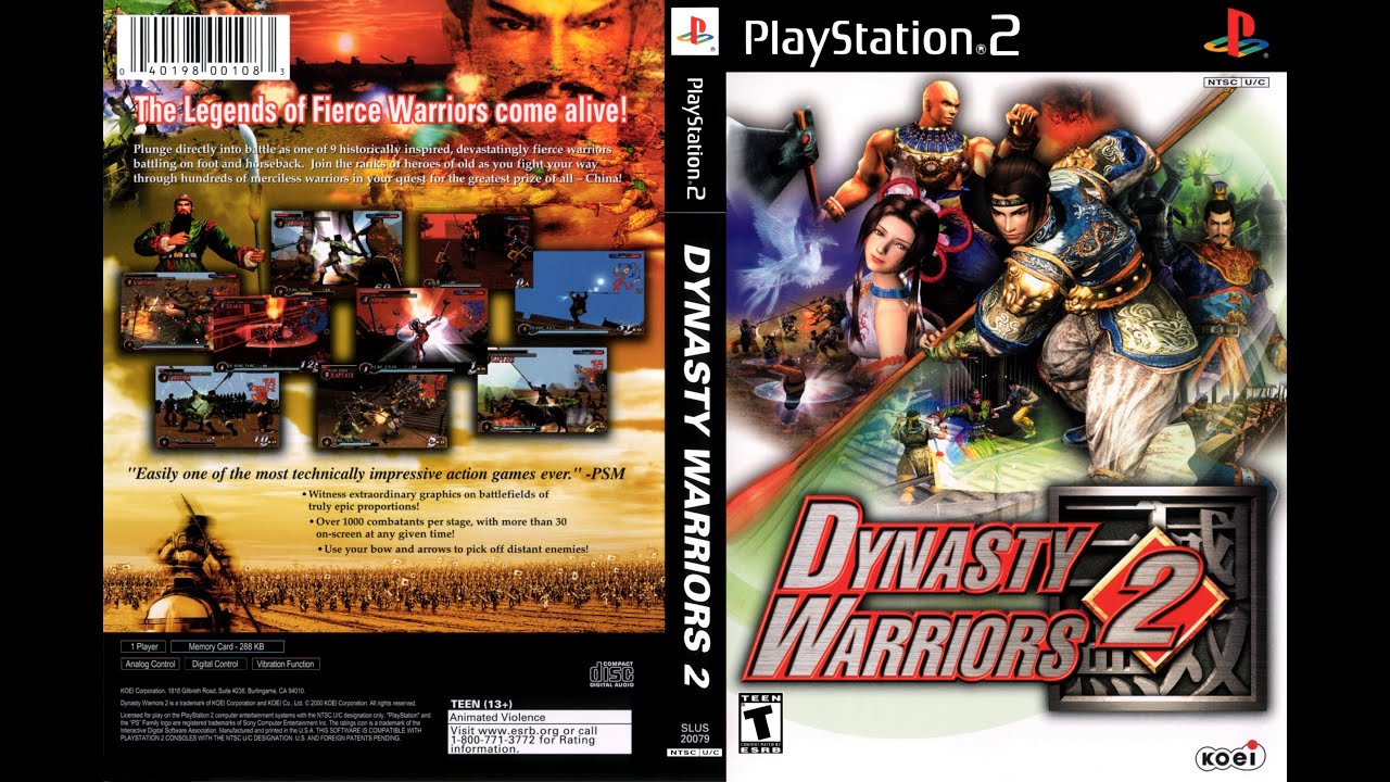 game tam quốc chí phần 2 ps2