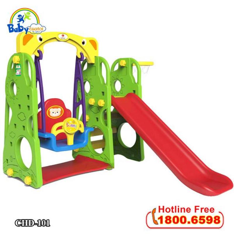 Giá bán Cầu trượt xích đu Hàn Quốc 4 trong 1 CHD101