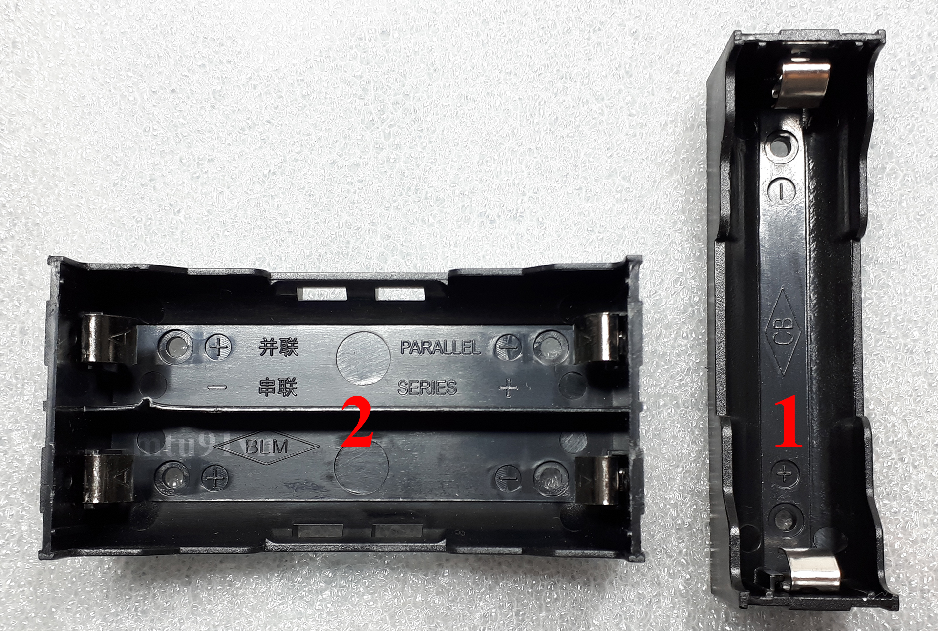 Đế Pin 18650 loại chân cho hàn mạch – 1/2/3/4 Pin