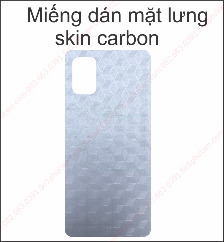 Dán ppf samsung a71 (tự phục hồi trầy xước) và dán carbon a71 mặt lưng
