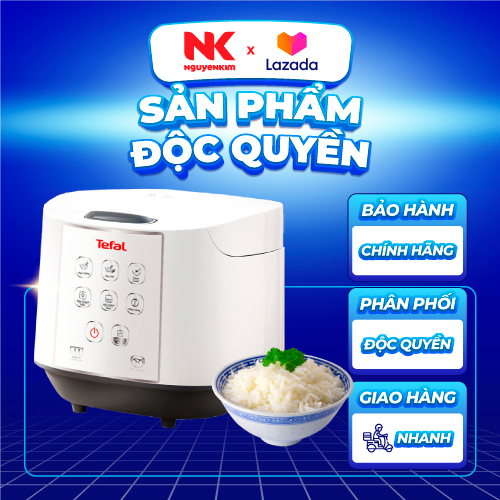 Nồi cơm điện tử Tefal 1.8 lít RK732168