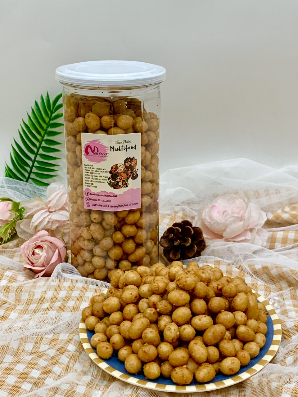 500G ĐẬU PHỘNG CỐT DỪA TỎI ỚT - MULTIFOOD