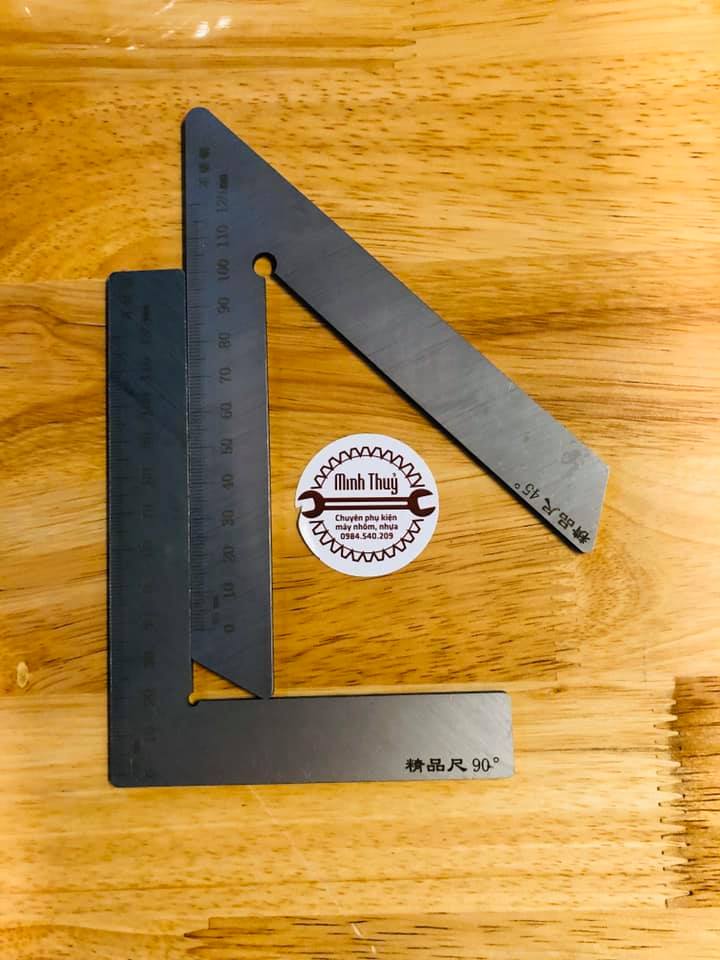 Thước ke góc chuẩn nhập khẩu chuẩn 45, 90 độ. - ALUTECHMACHINE