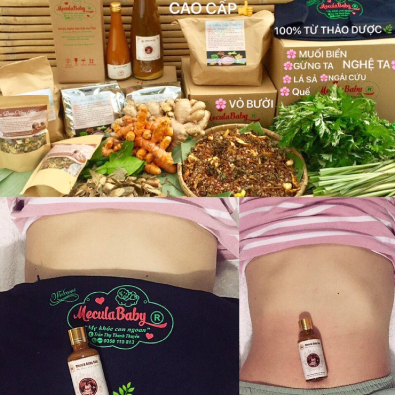 Combo lá trầu không xông vùng kín .