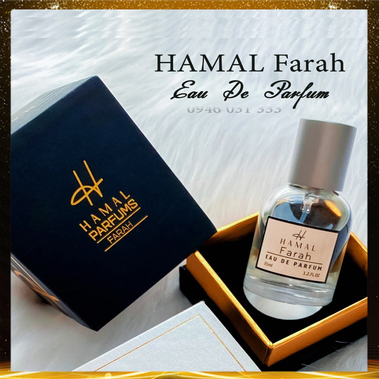Nước hoa nam chính hãng Hamal Farah 35ml (Hàng bán chạy GIÁ SỈ)