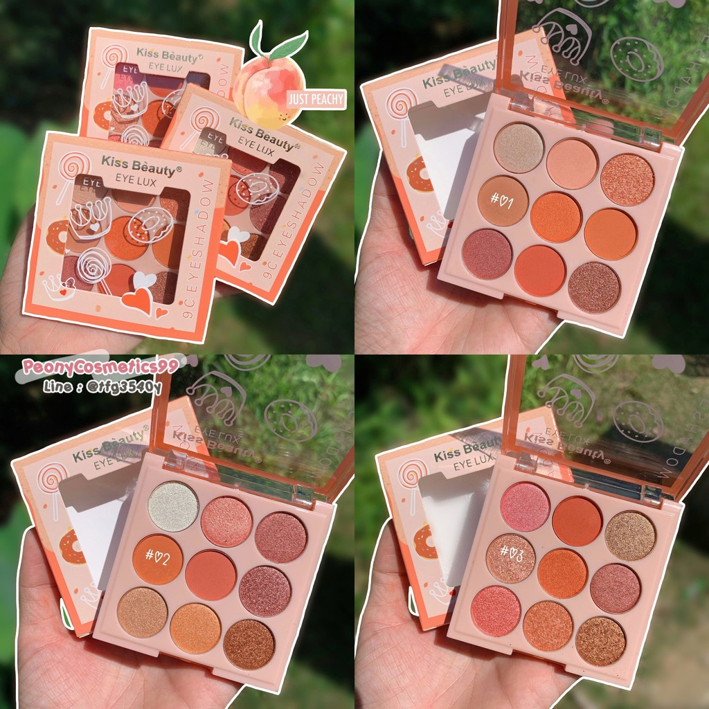 BẢNG PHẤN MẮT 9 ô Kiss Beauty EYE LUX