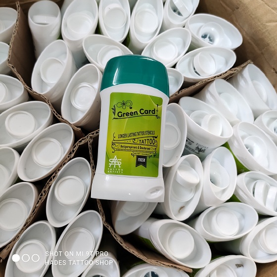 Sáp Scan in hình xăm Green Card 60ml