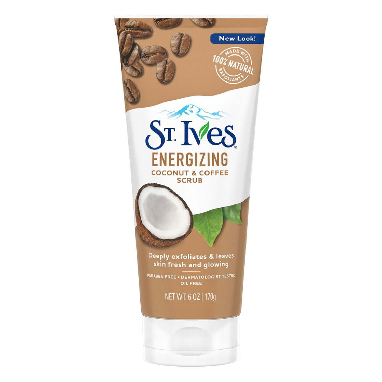 [HCM]Sữa rửa mặt tẩy tế bào chết St.Ives Energizing Coconut & Coffee Scrub 170g
