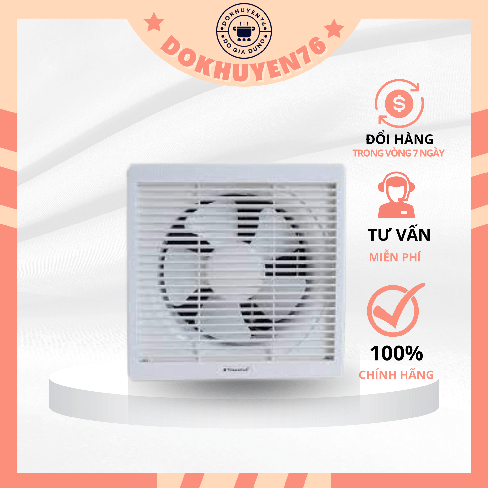 QUẠT THÔNG GIÓ Vinawind QTG200-PN