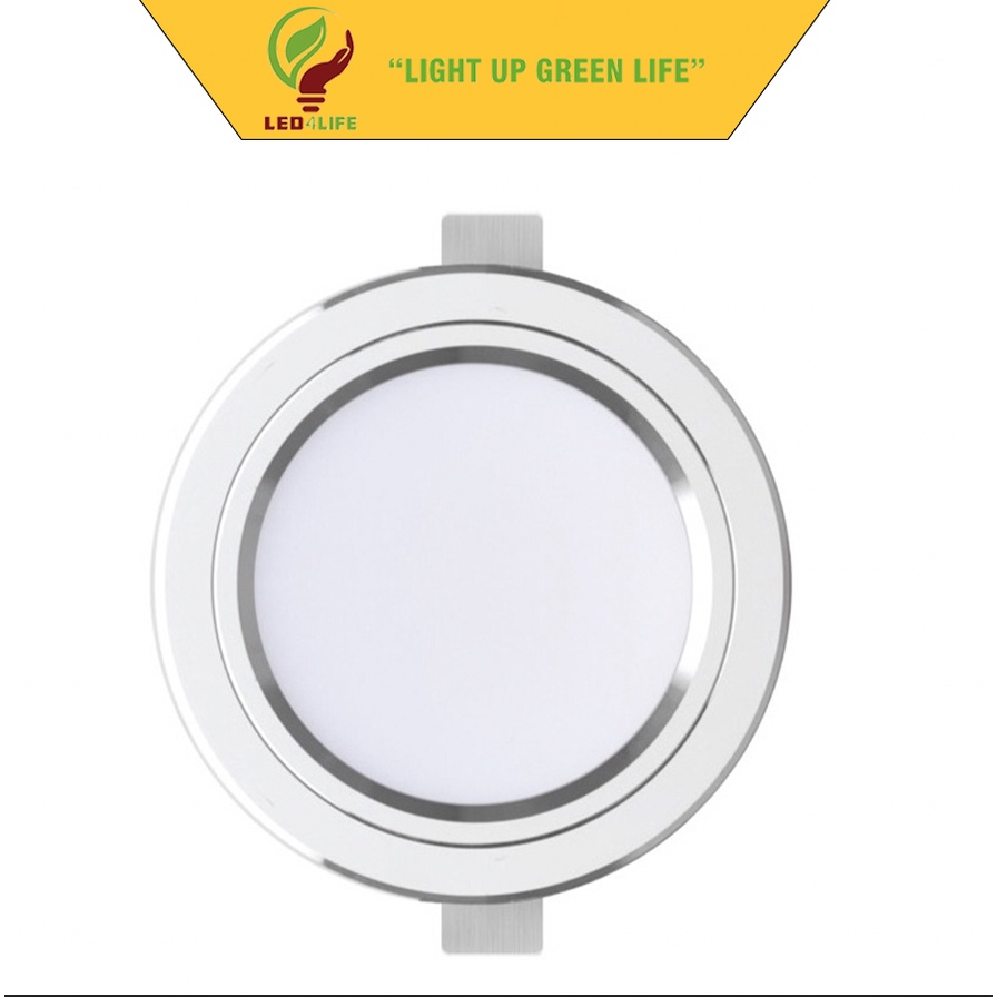 Đèn led âm trần downlight đổi màu rạng đông 10w model: at20 đm 90/8w 90/10w 110/10w 110/12w