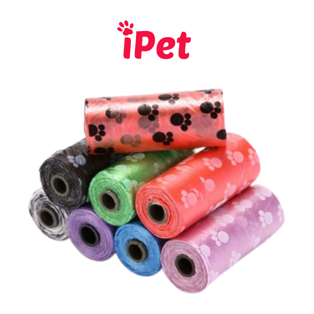 Cuộn Rác Túi Nilon Dọn Phân Cho Thú Cưng Chó Mèo - iPet Shop