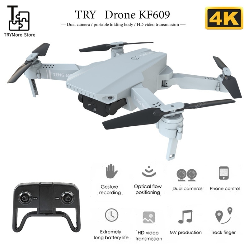 [Tặng Balo] Flycam Teng Mini Gấp gọn camera 4k nhận diện cử chỉ