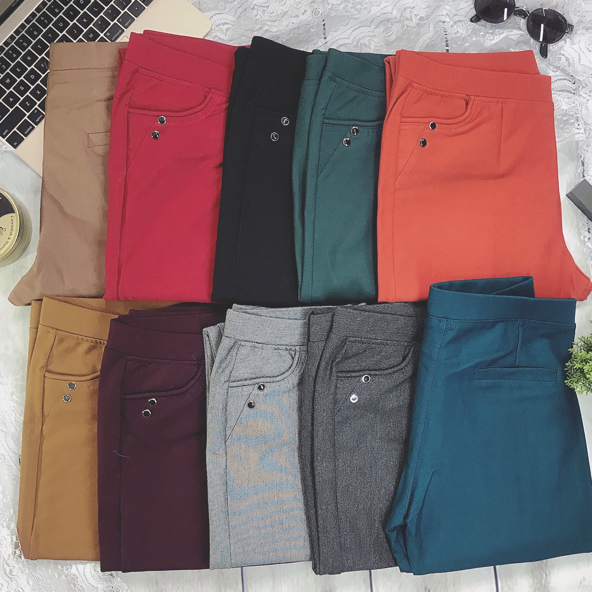 Quần 9 tấc đại cotton hàn quốc size 60-75kg