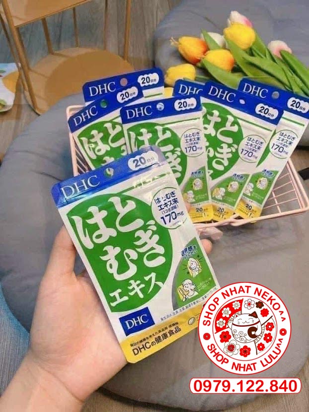 Viên uống DHC trắng da Coix Nhật Bản 20 ngày 20 viên