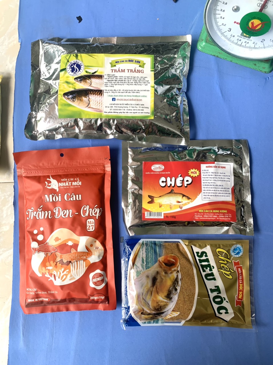 mồi chép, trắm, rô phi , tổng hợp 1 2 3 4