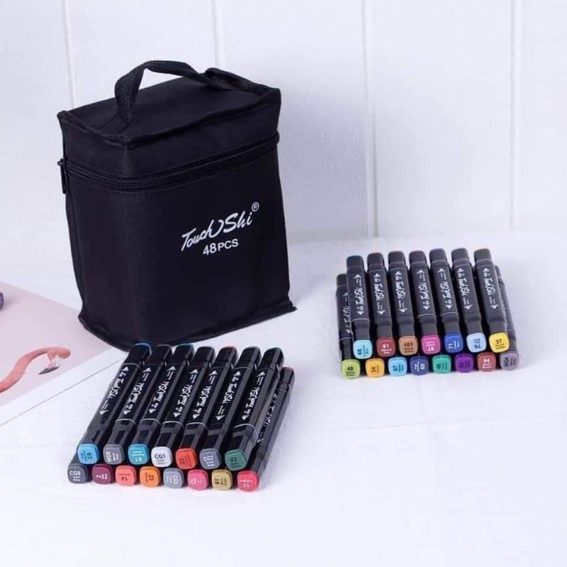Hộp 48 cây bút dạ của touch shi.
