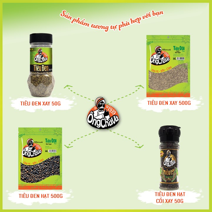 Ong Cha Va - Ground Black Pepper 500gr