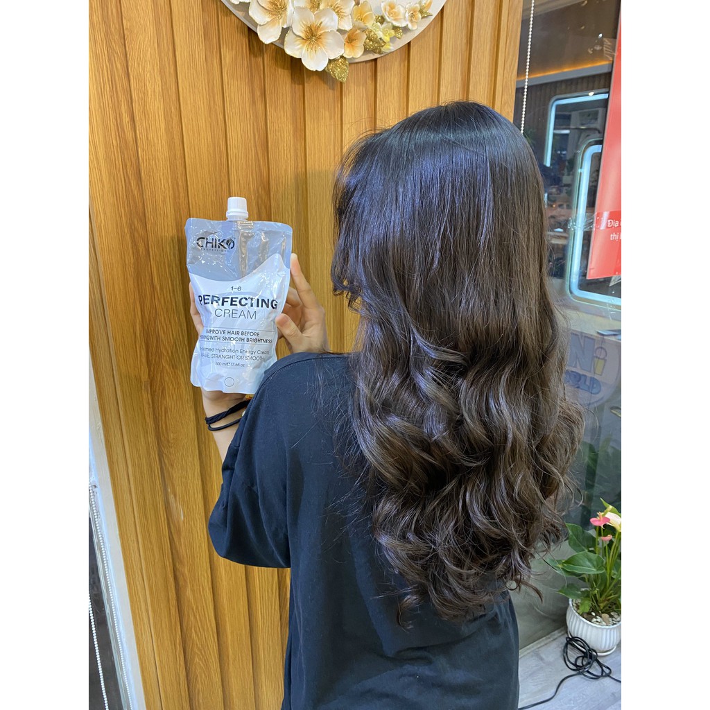 (CHÍNH HÃNG) Thuốc uốn tóc collagen thông minh CHIKO