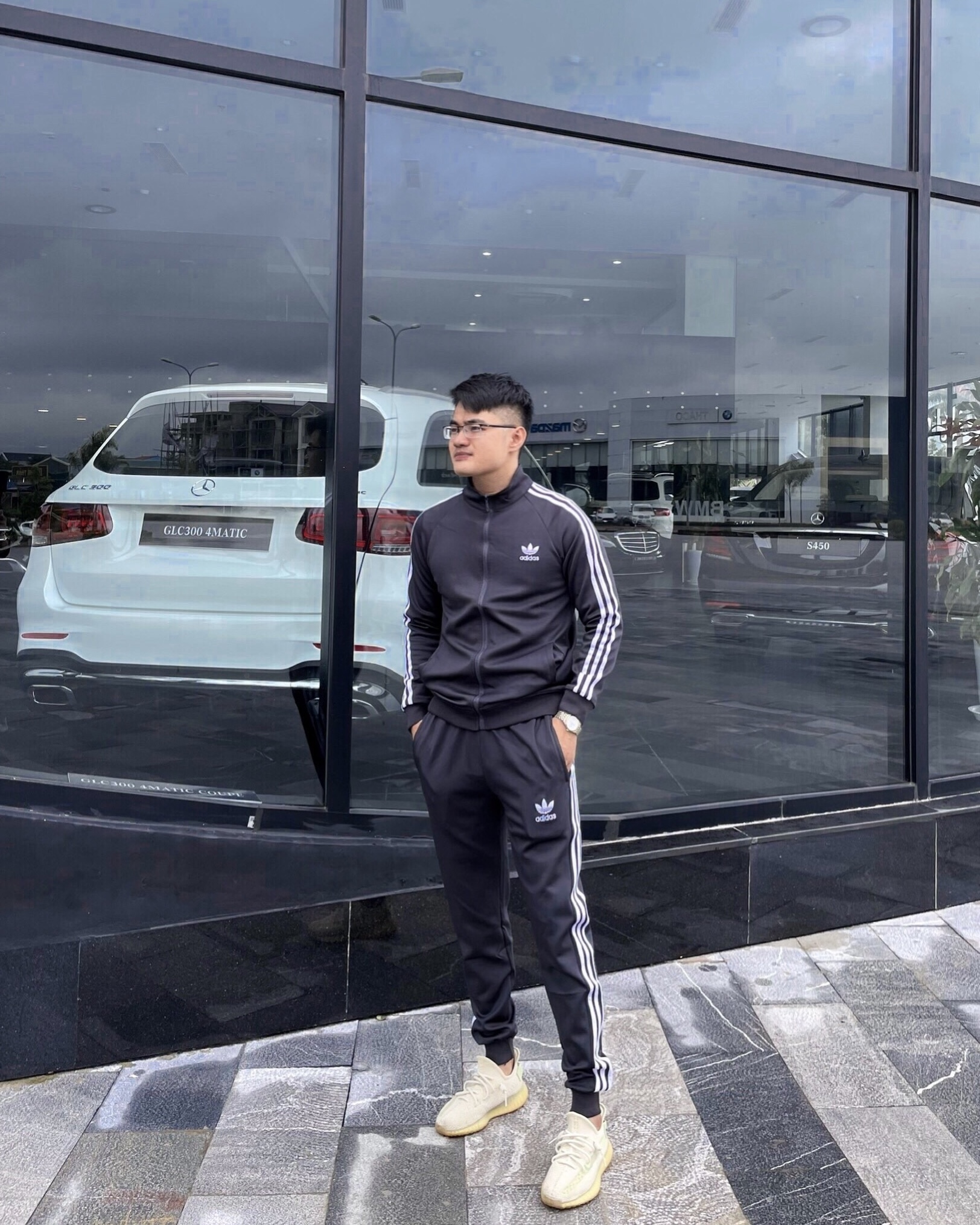 Bộ đồ thể thao Adidas - Màu Ghi
