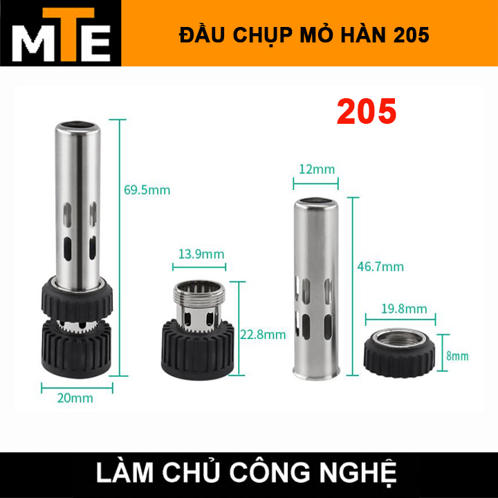 Đầu chụp mỏ hàn NO.907, 936, 203, 205