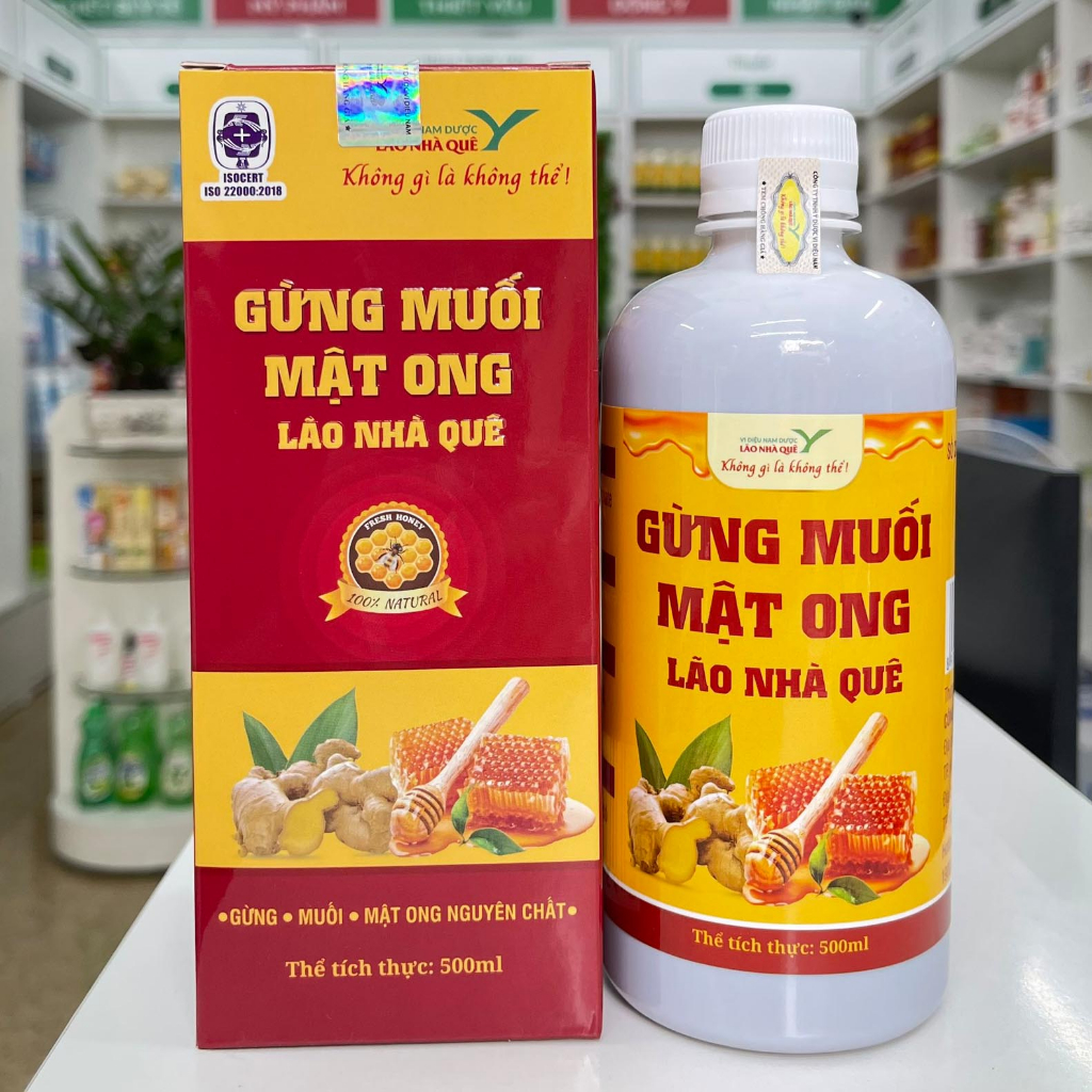 Gừng muối mật ong - lão nhà quê hỗ trợ giảm ho, huyết áp...