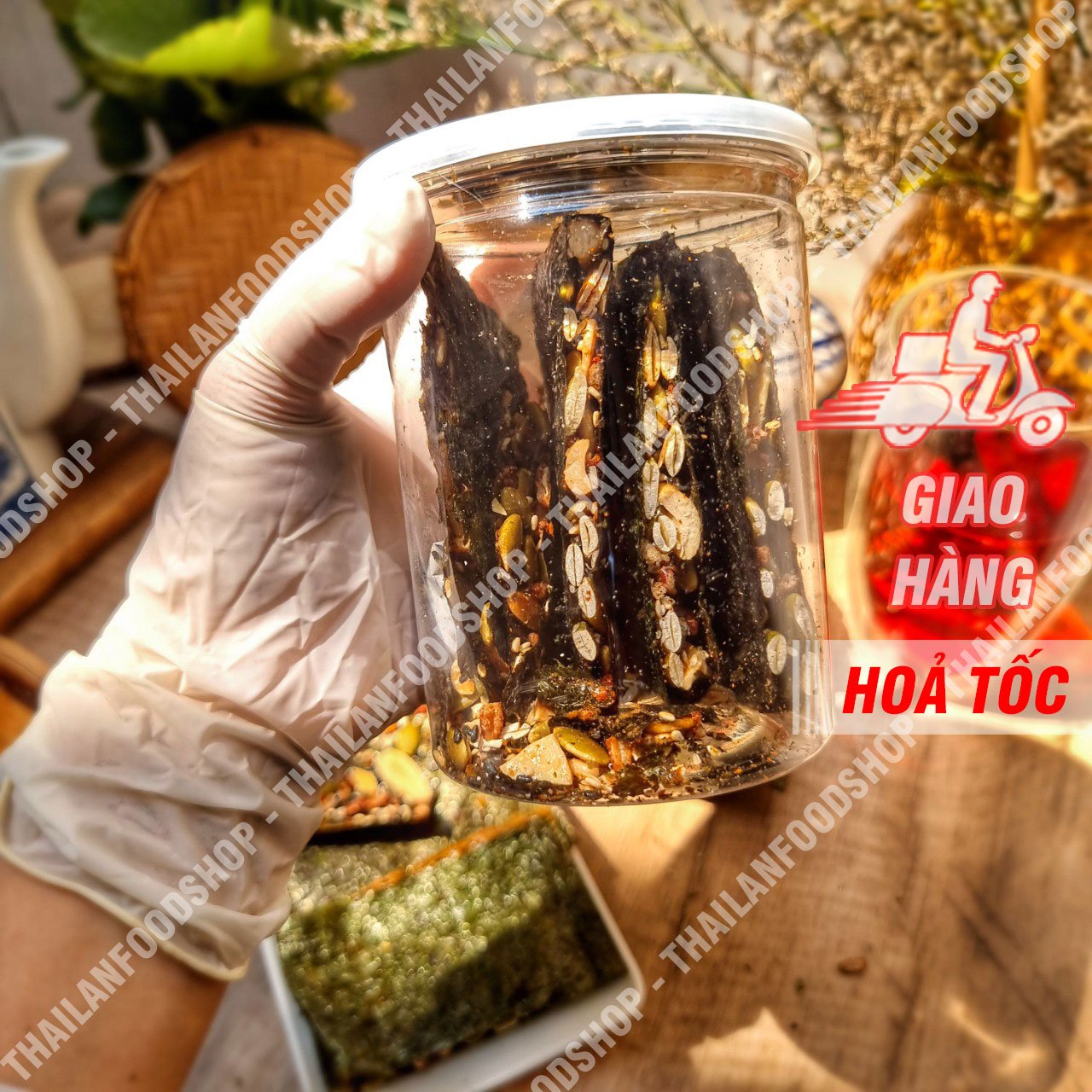 Rong Biển Kẹp Hạt Dinh Dưỡng - Lon 150gr