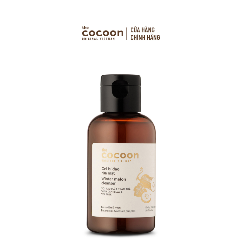 Gel bí đao rửa mặt Cocoon giảm dầu & mụn 140ml
