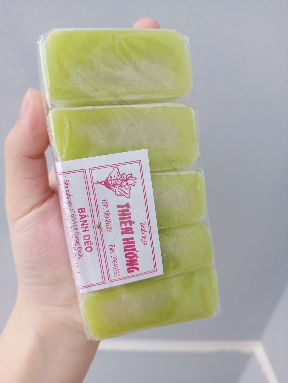 BÁNH DẺO XANH NHÂN DỪA_COMBO 5 CÂY