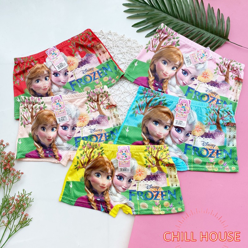 Combo 10 Quần Chip Đùi Elsa Cho Bé - Chillhouse