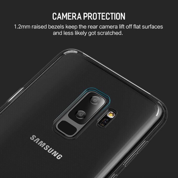 SAMSUNG ỐP LƯNG GALAXY S9 PLUS SILICON TRONG SUỐT Bảo vệ khỏi rơi rớt và trầy xước